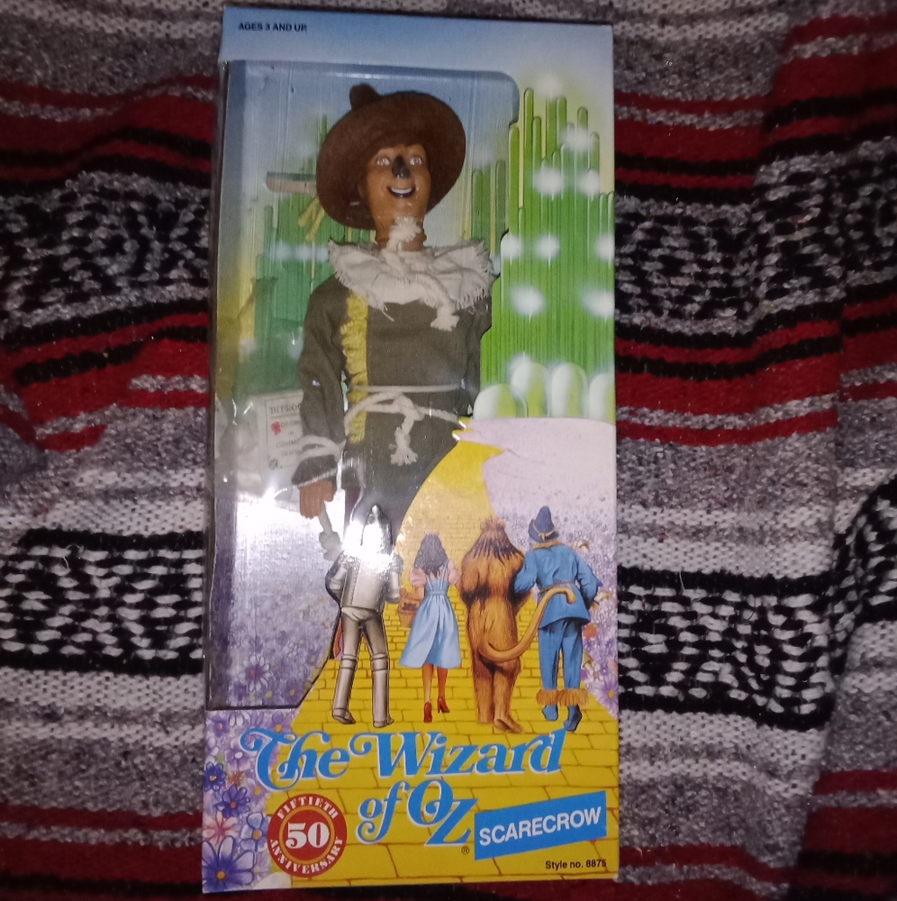 Vintage 1988 Wizard Of Oz Scarecrow Doll 50th Anniversary